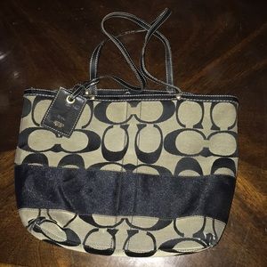 Used authentic Coach tote